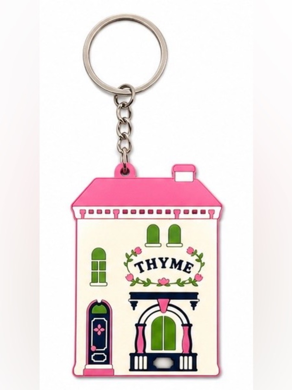 2/$25 Lenox Spice Village Inspired Thyme House Keychain with Key Ring